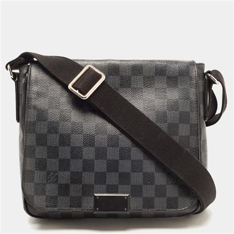 louis vuitton men reporter pm bag|District PM Damier Graphite Canvas .